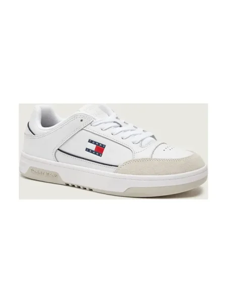 Sportcipők Tommy Jeans Tjm Cupsole Leather fehér