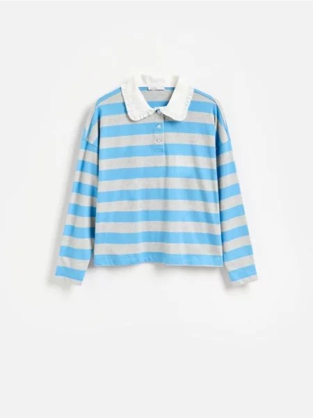 Reserved LADIES` JOGGING TOP albastru