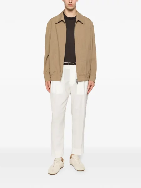 Tricou Zegna cu decolteu rotund maro