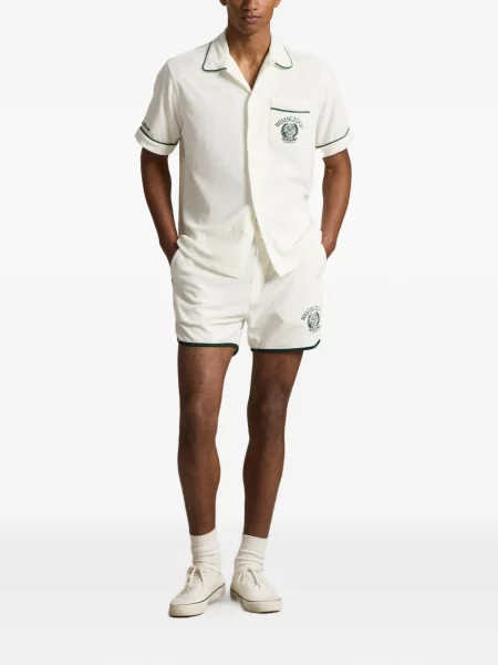 Șapcă Polo Ralph Lauren de mătase cu dungi cu cataramă albastru