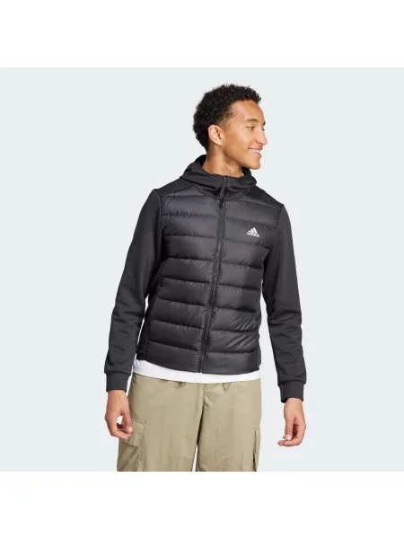 Kurtka Essentials Hybrid Dow Hooded czarna