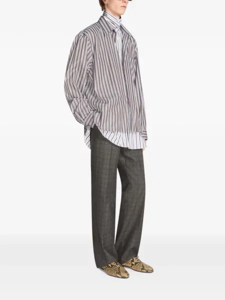 Cămașă Dries Van Noten maro