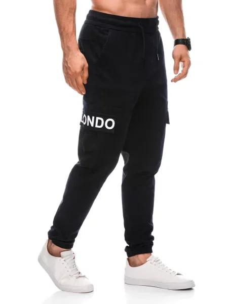 Pantaloni sport Edoti negru