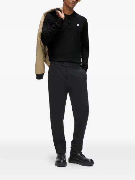 Polo Karl Lagerfeld με αυτόγραφο μαύρο