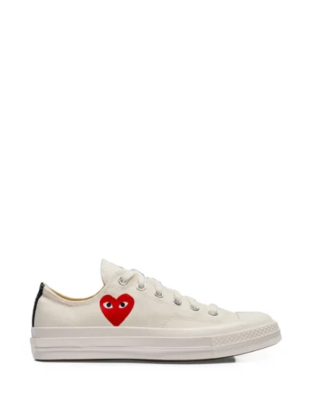 Sneakerși Comme Des Garcons Play cu imagine cu motiv cu inimi