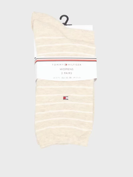 Маленькі шкарпетки Tommy Hilfiger бежеві