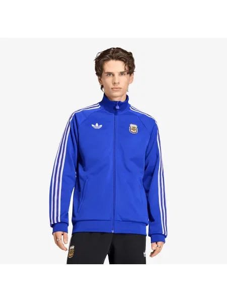 ADIDAS PERFORMANCE Jachetă de trening AFA / galben / alb albastru