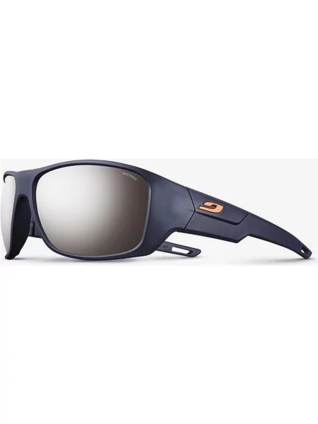 Julbo Rookie 2 ciemnoniebieskie pomarańczowe okulary z soczewkami Spectron 4 dla dzieci niebieskie