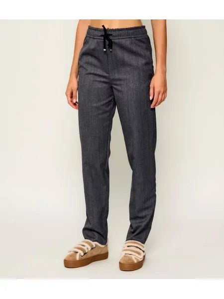 Marella SPORT Pantaloni Mlsbeato cu adaos de lână gri