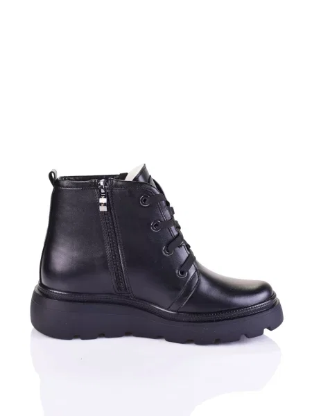Кожаные ботинки Marco Piero черные