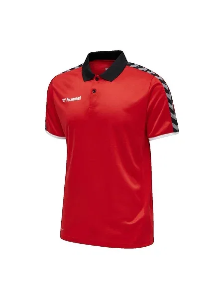 Hummel Tehnička sportska majica siva crna / bijela crvena