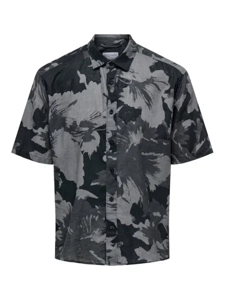 Only & Sons Риза Caiden сив