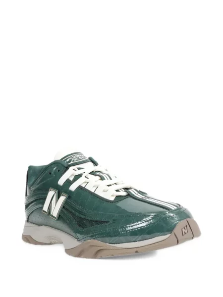 Sneakersy New Balance skórzane zielone