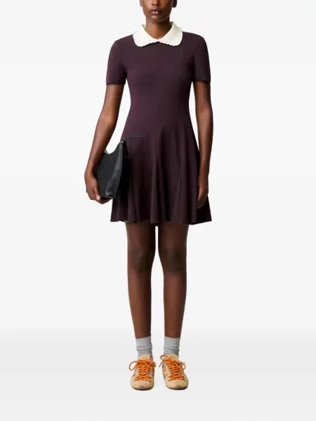 Gulerat rochie Claudie Pierlot violet