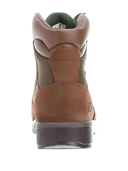 Botine Timberland cu șireturi din dantelă maro