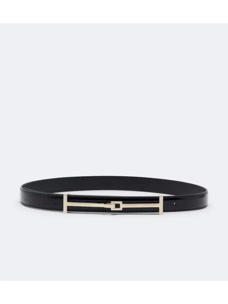 Cu centură curea Tom Ford din piele negru