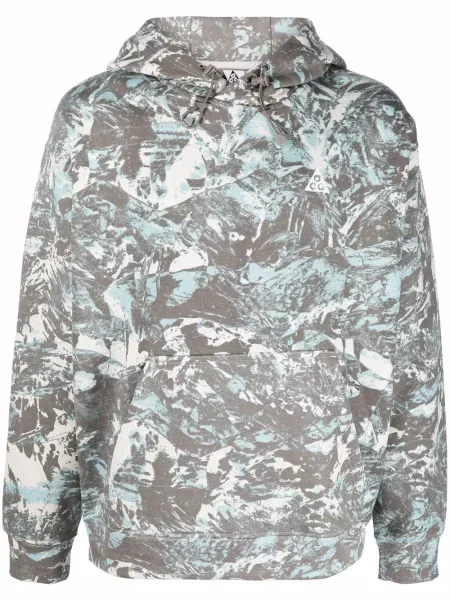 Szorty Nike polarowe do biegania w kamuflażu czarne