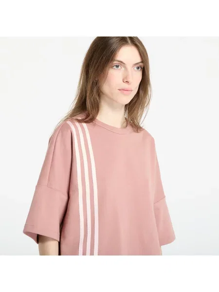 Тениска Adidas Originals на райета оранжево