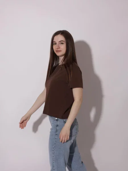 Футболка Lumo коричневая