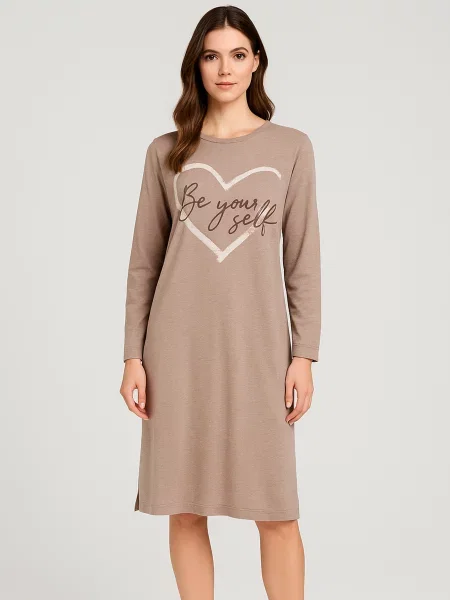 Ночная рубашка Roksana коричневая