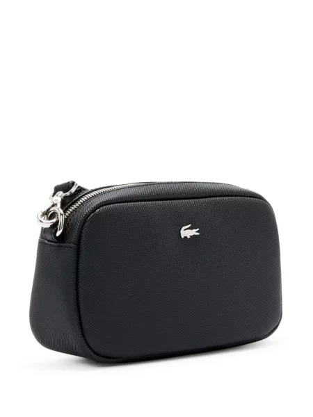 Geantă messenger Lacoste negru