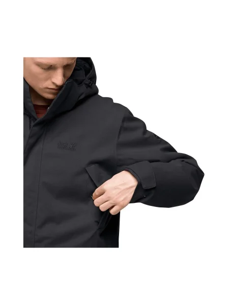 Geacă Jack Wolfskin negru