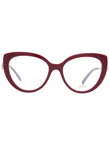 Okulary przeciwsłoneczne Emilio Pucci czerwone