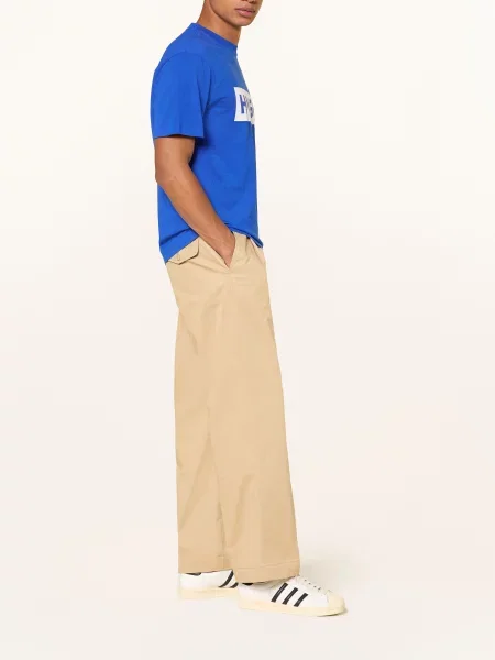 Hugo Chino Kalhoty Regular Fit béžová
