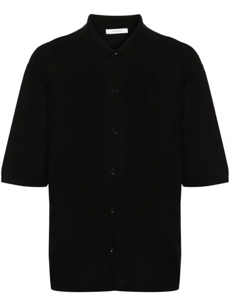 Pletená košile Lemaire černá