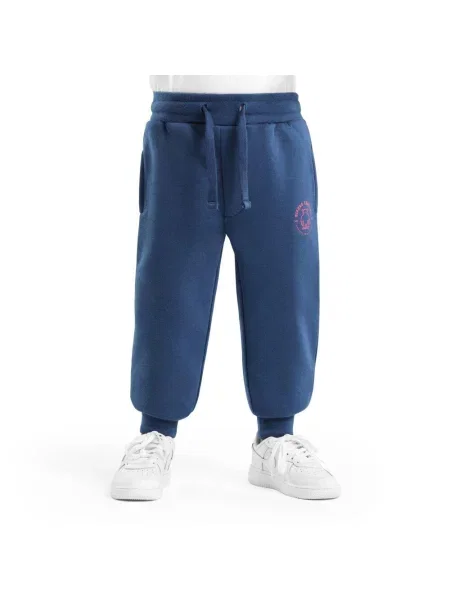 Spodnie dresowe joggery lifestyle chłopięce Boo niebieskie
