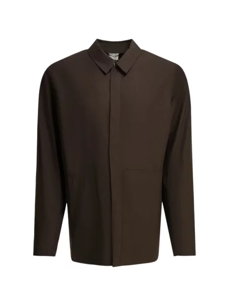 Palton Houdini Sportswear cu broderie maro