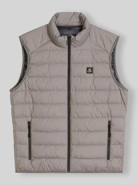 Kamizelka o kroju regular fit z naszywką z logo Marc O'polo szara