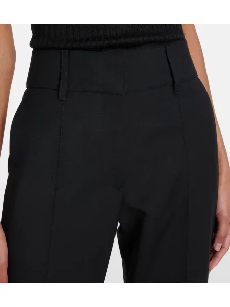 Pantaloni Gabriela Hearst de lână negru