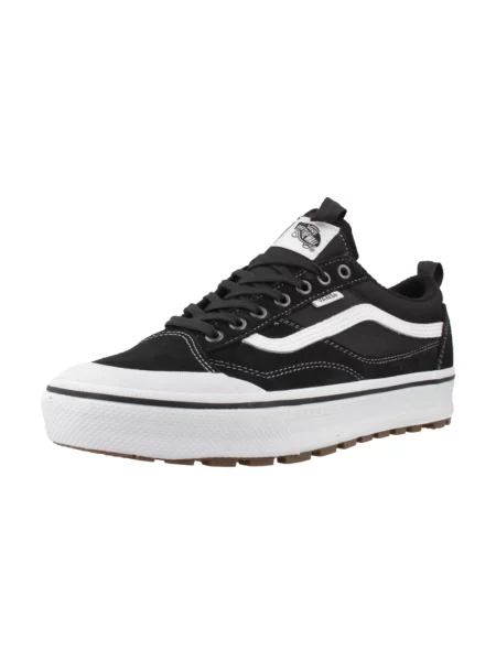 Ocieplane sneakersy Vans Old Skool skórzane czarne