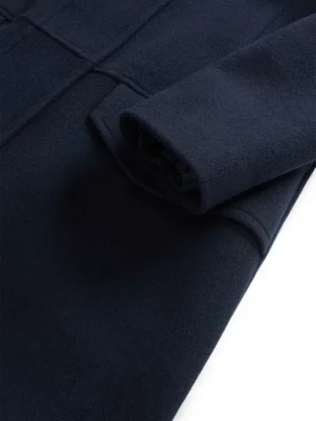 Geacă parka Woolrich cu glugă albastru
