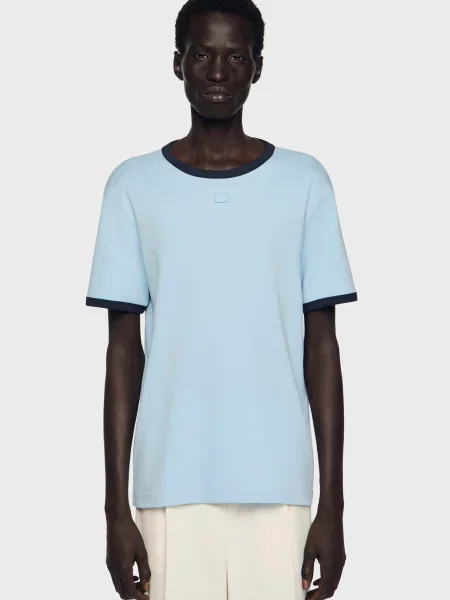 Футболка Sandro синяя