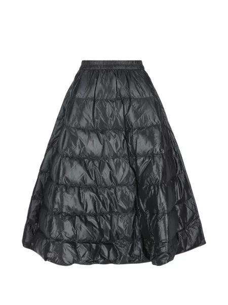 Matlasat fustă Moncler evazată negru