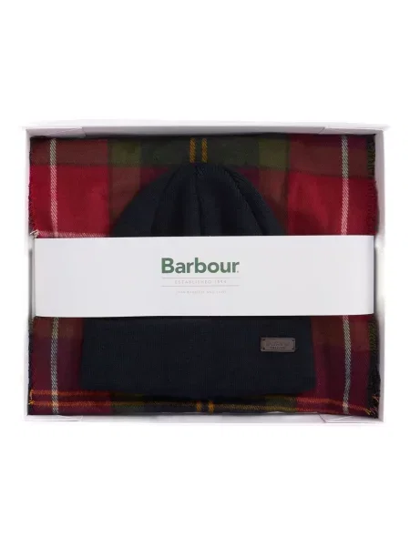 Fular Barbour în carouri roșu