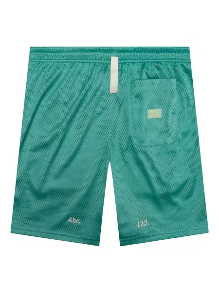 Pantaloni scurți Advisory Board Crystals plasă de cristal verde