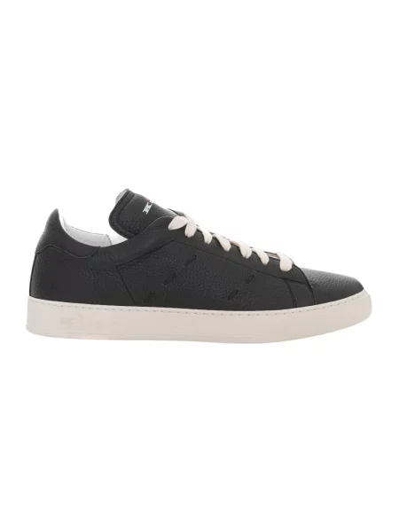 Sneakersy Kiton skórzane czarne