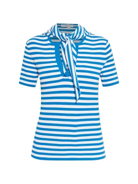 Tricou Max Mara cu funde albastru