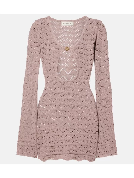 Rochie Bananhot tricotate roz