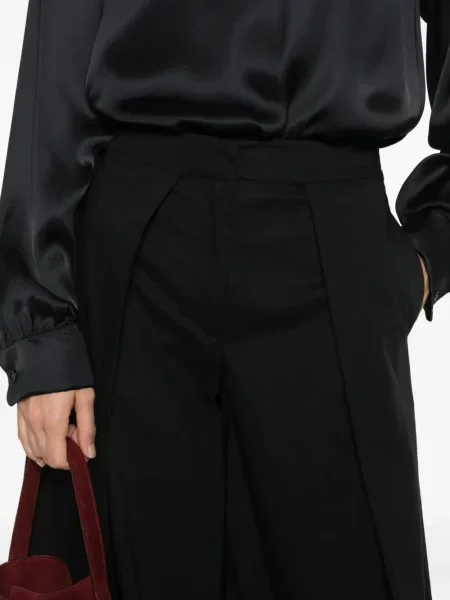 Pantaloni Karl Lagerfeld plisate negru