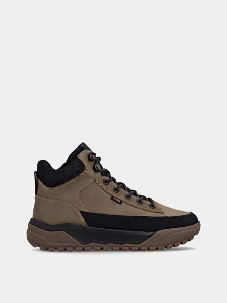 Черевики RIEKER шкіра/текстиль бежевий