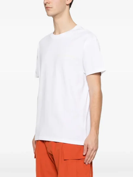 Тениска Maison Labiche бродирана бяло