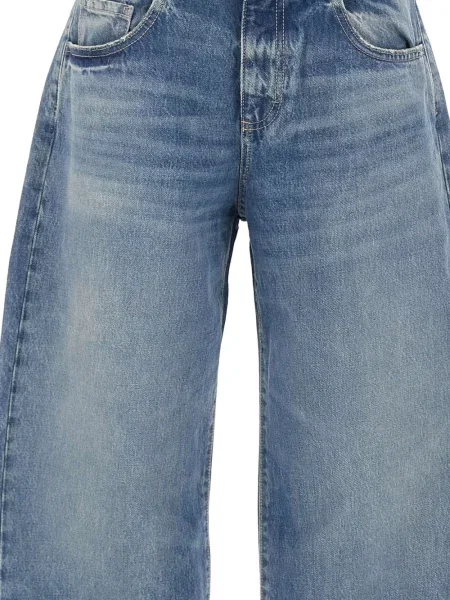 Blugi cu picior larg Icon Denim albastru