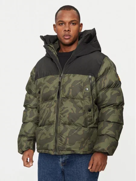 G-Star Raw Μπουφάν χειμωνιάτικο Expedition Regular Fit πράσινο
