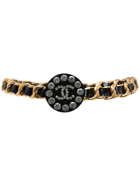 Kamínky pásek Chanel Pre-owned zlatý