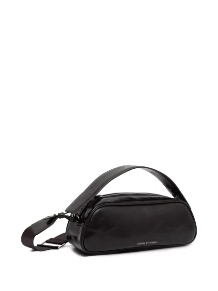 Crossbody kabelka Armani Exchange hnedá