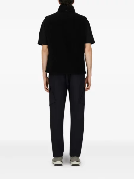 Vestă de fleece Herno din fleece negru